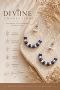 Lapis and silver earrings