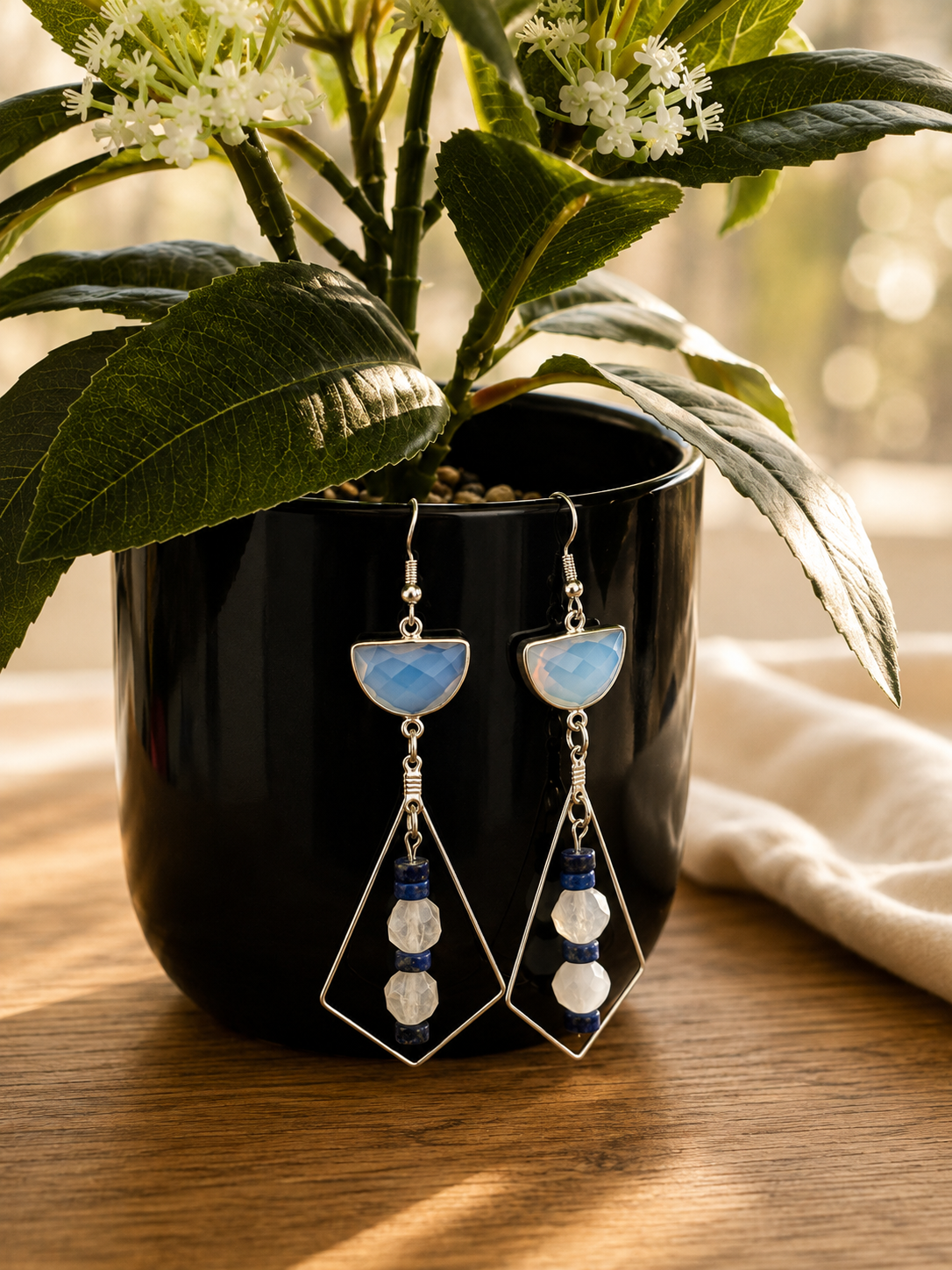 Moonstone and Lapis